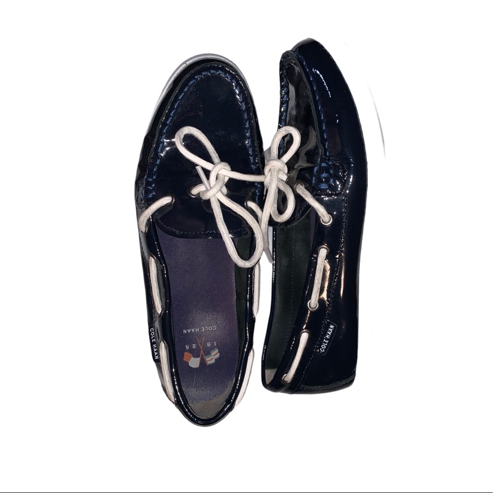 Cole Haan Boating Shoes with White soles and laces